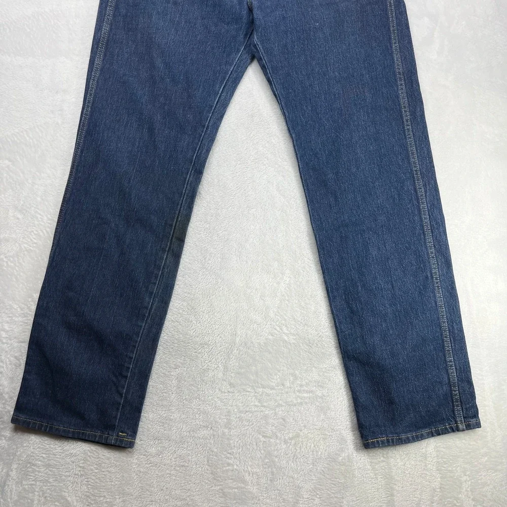 Levi's Western Fit Jeans‎ Men's Blue Denim Straight Leg Classic Zip Fly - 36X33